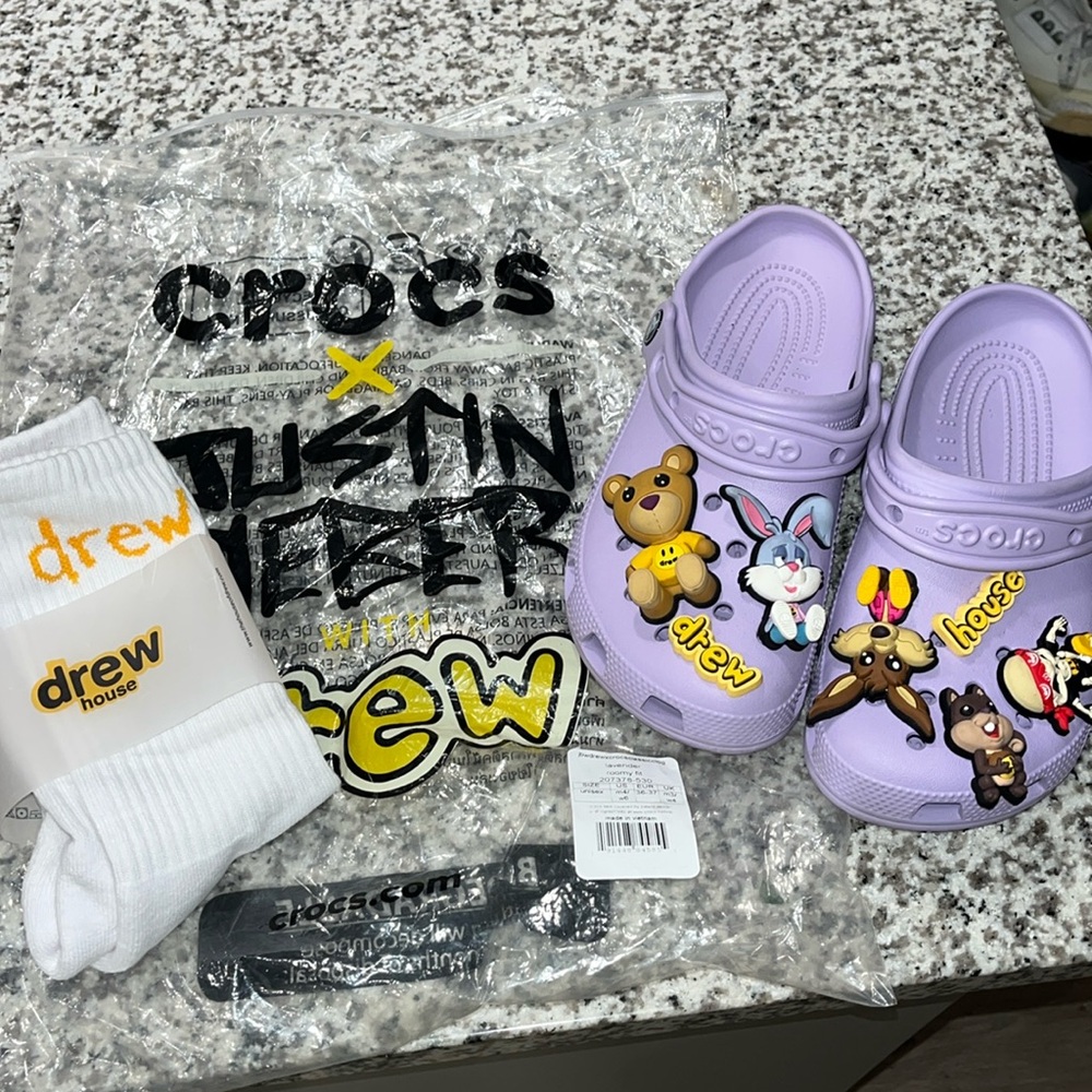 Justin Bieber crocs